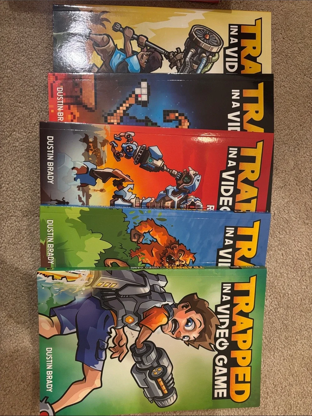Trapped in a Video Game Complete Set and Diary of a Roblox Noob book set
